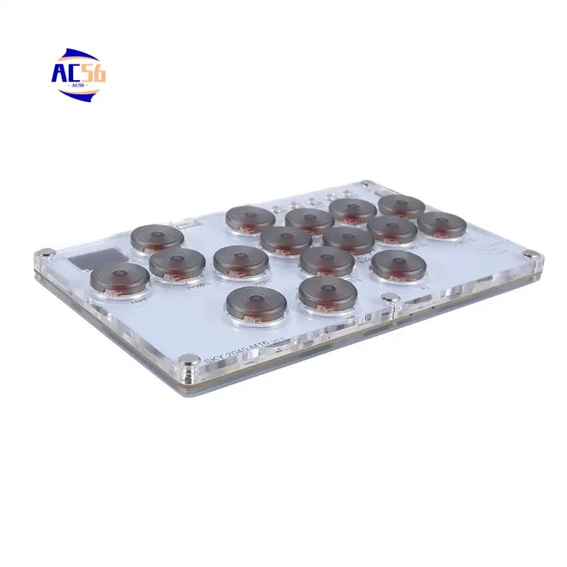 

AC56-16Key Джойстик Hitbox Клавиатура Arcade Stick Контроллер для PS4/PS3/Switch/Steam Arcade Контроллер Hitbox Fight Sticks