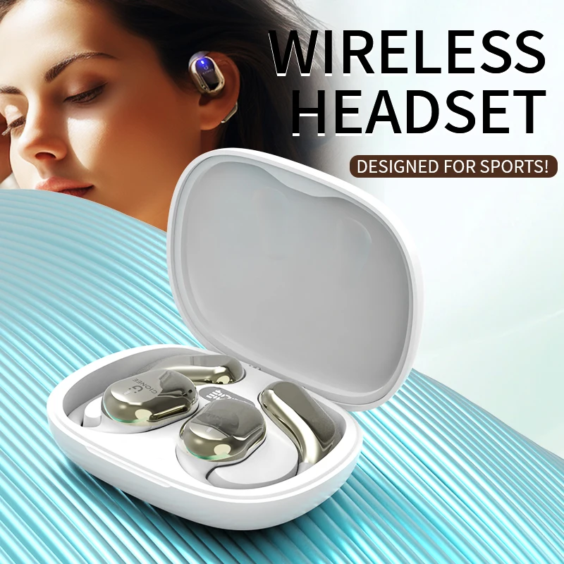 Gionee-Casque sans fil à conduction OWS Sophia, Bluetooth 5.3, crochet d'oreille sport à oreille ouverte, 32H ENC, écouteurs antibruit IPX5