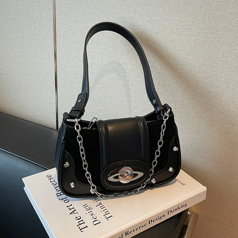 

2025 New Retro Denim Bag - Small Square Shoulder Bag for Women, Trendy Chain Strap Crossbody Purse, Versatile Work & Daily Bag