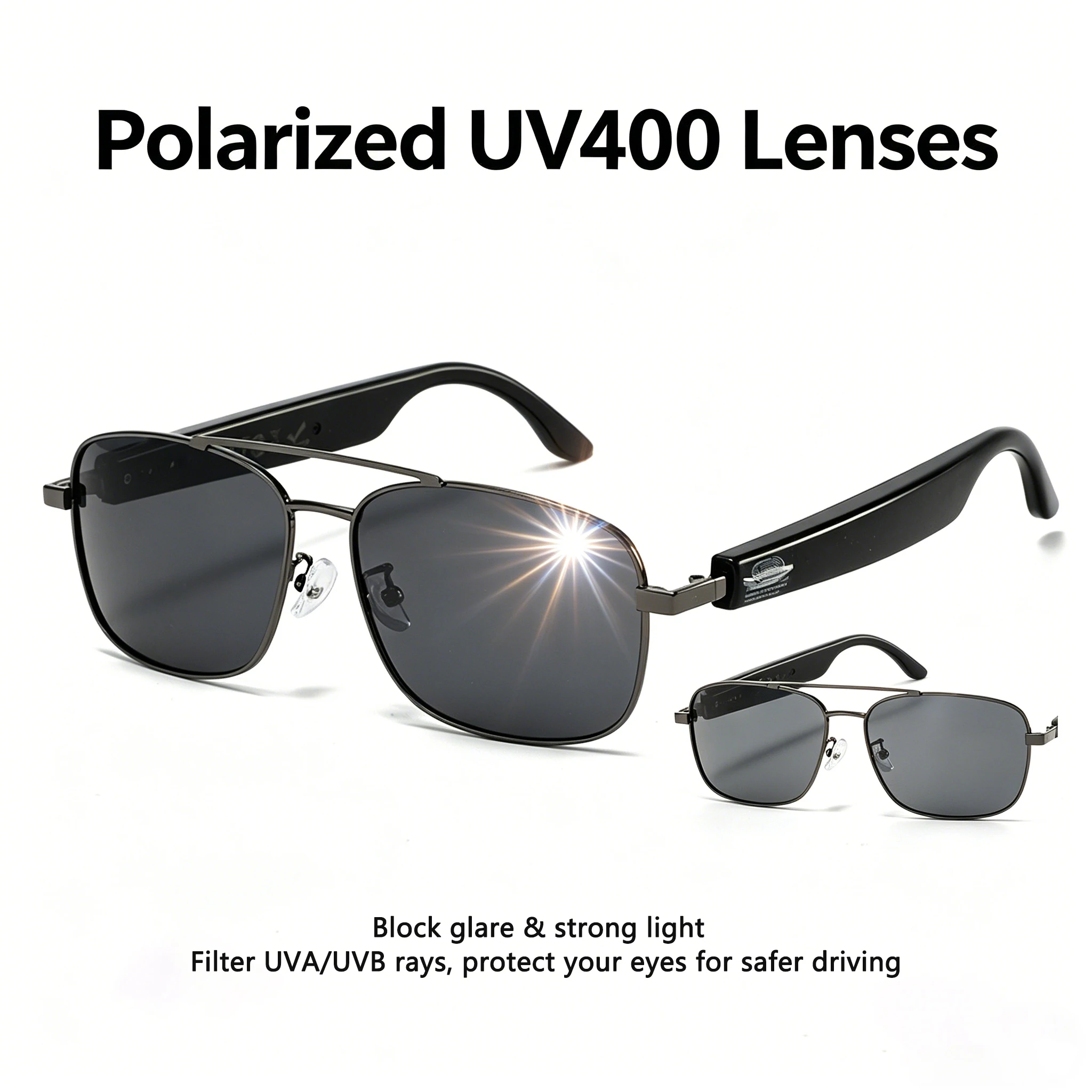 スマート Bluetooth サングラス 偏光 UV400 - Smart Audio Glasses Bluetooth Polarized のレビューと価格