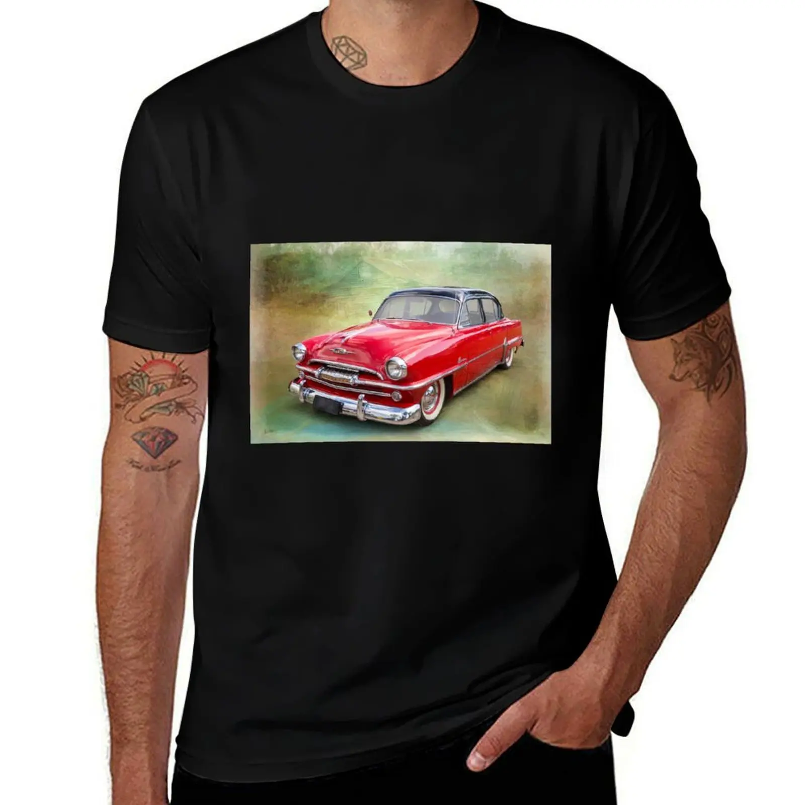 1954 Plymouth T-Shirt Standard Fit Solid Tee Shirt T-Shirt