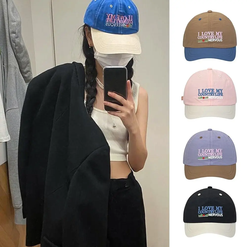 

Casual Quick Drying Baseball Cap Embroidery Hip Hop Sun Hat Spring Summer Breathable Snapback Hat Running