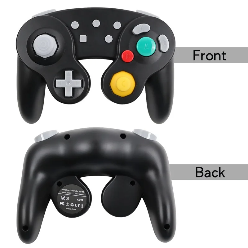 The gamepad for Switch Lite PC and Steam is Bluetooth compatible with Gamecube controller. Dual vibration has Turbo function.