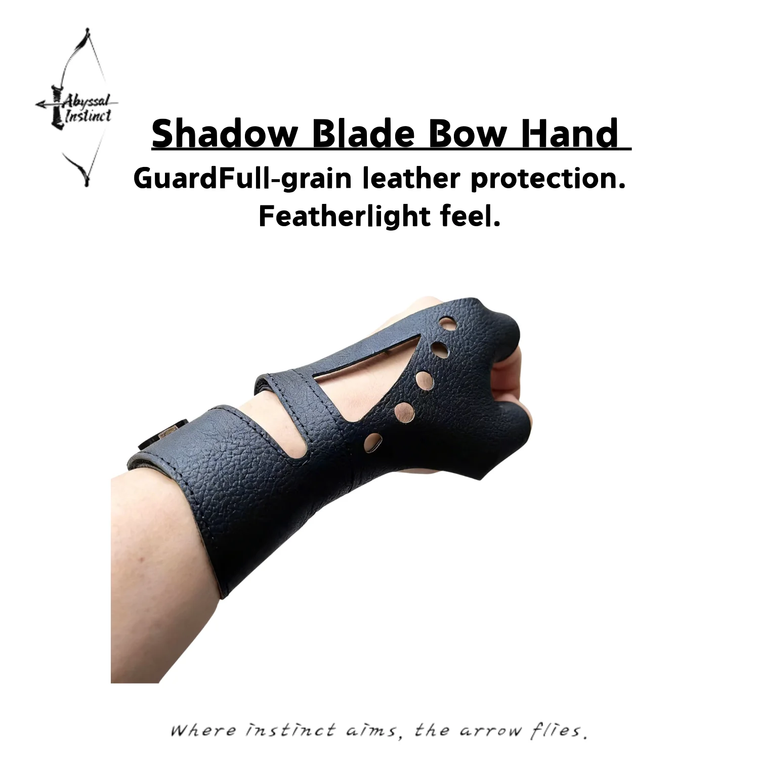 

Традиционная стрельба из лука, защита для рук, защита от порезов, натуральная кожа, легкий, дышащий, регулируемый, для длинного лука