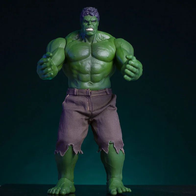 Marvel 42cm Hulk Action Figures Anime Characters Desktop Ornaments Large Hulk Doll Model Collection Toys Birthday Xmas Gift