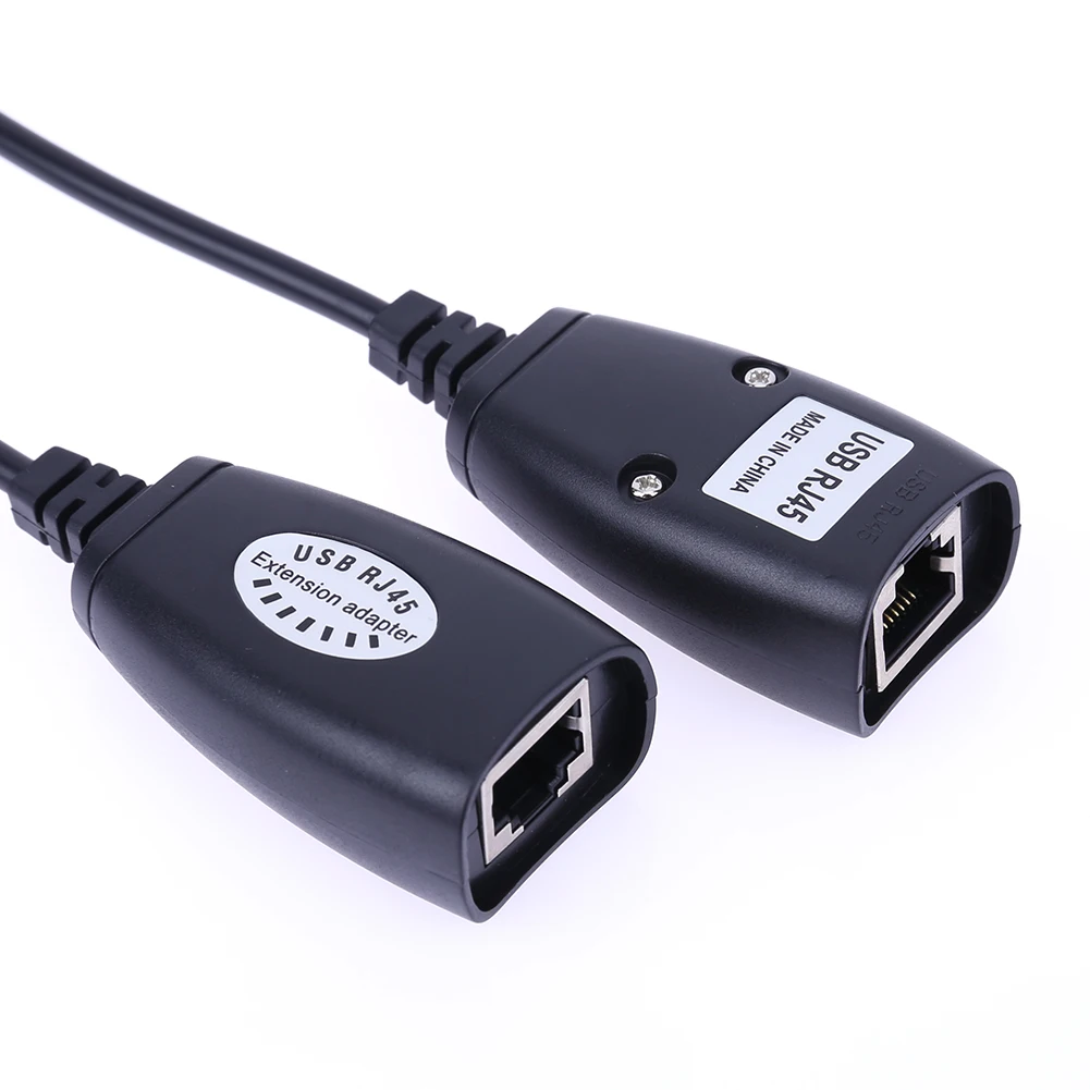 Ethernet-адаптер USB-RJ45 с поддержкой 150 футов Патч-корд Cat5/RJ45/Cat6 для USB-камер, принтеров, веб-камер, клавиатуры
