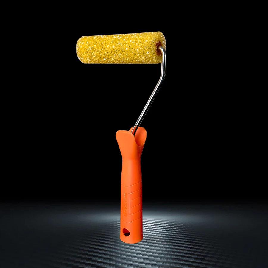 4"Mini sponge roller set, coarse surface and artistic texture for brushing, wear-resistant and not shedding"