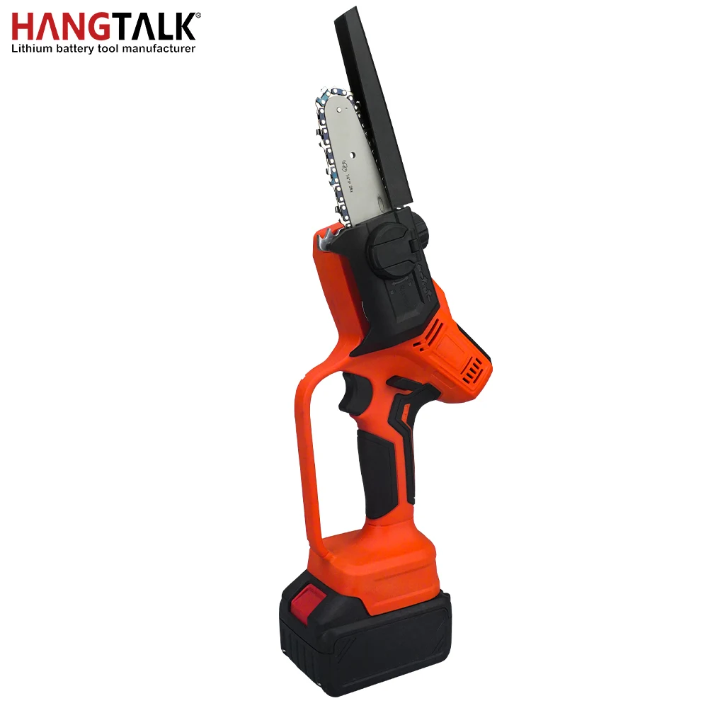 

HANGTALK Mini Chainsaw Cordless Battery Powered Chainsaw with Lithium Battery for Tree Branches, Garden Cutting, Courtyyard & Ho