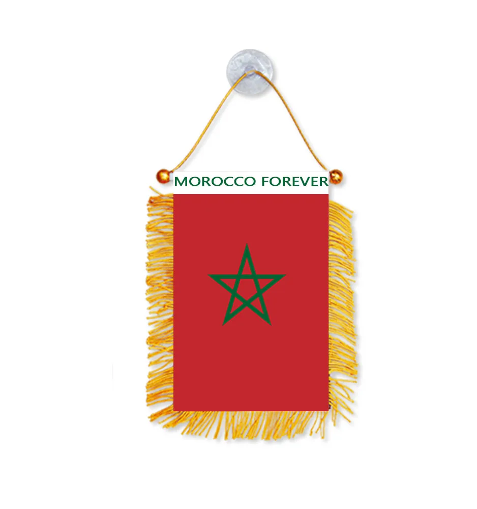 Directly Delivery 100% Polyester Morocco Bunting Pennant Flags