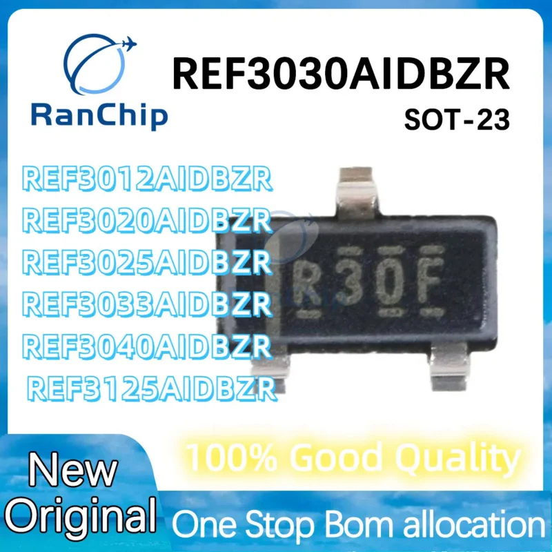 NEW  REF3030 REF3012 REF3020 REF3025 REF3040 REF3125 REF3033 AIDBZR AIDBZ AI SOT23 3v voltage benchmark chip chip output voltage