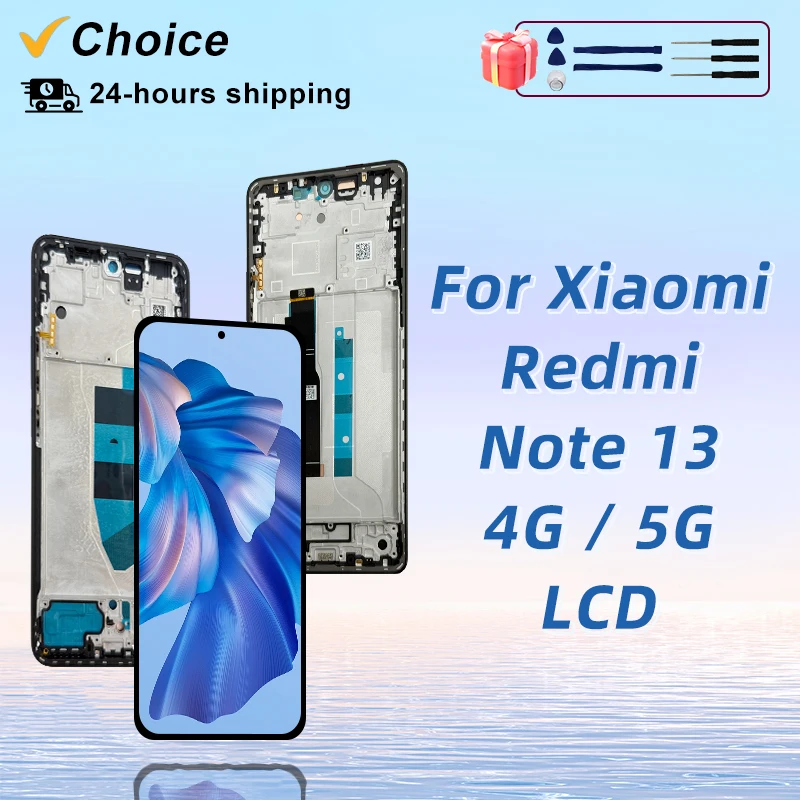 aaa-xiaomi-redmi-注-13-4-グラム-lcd-表示画面-redmi-注-13-5-グラム液晶-2312draabi-デジタイザアセンブリ画面交換