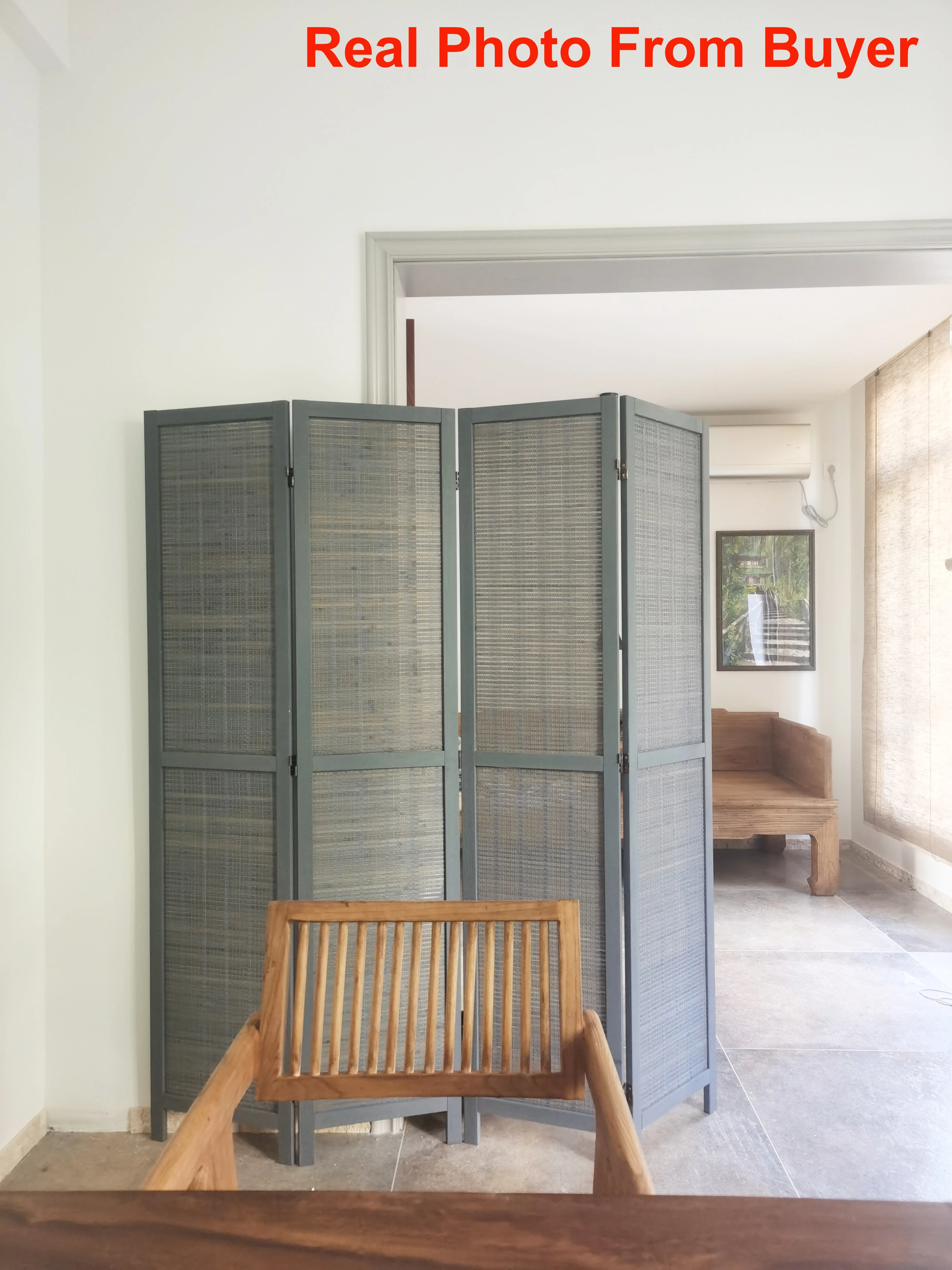 2025Rotsgrijs Koreaanse stijl  - Room Divider Bamboo recensie en prijs