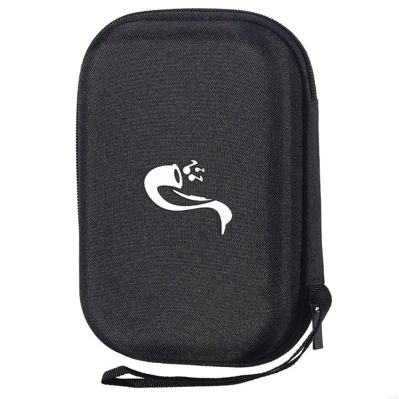  Saxphone Tongue Carrying Case with Meshs Pocket Portable Zippers Bag Waterproof Clarinet Tongue Box for Hold 20 Tongue