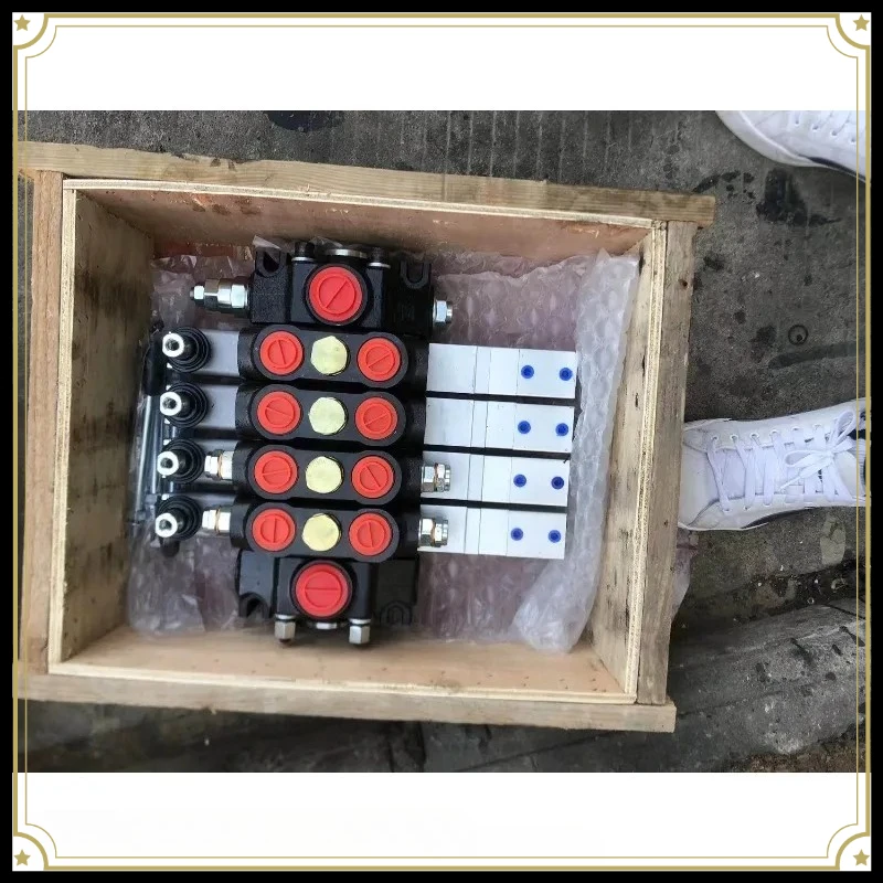 DCV60 100 140 series segmented multi way manual control electro-hydraulic directional valve