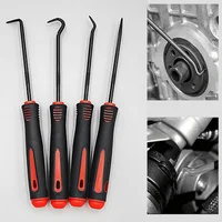 10/4Pcs Precision Pick and Hook Set, Car Auto Oil Seal/O-Ring Seal Gasket Pick Mini Precision Hooks Professional Puller Remover 6