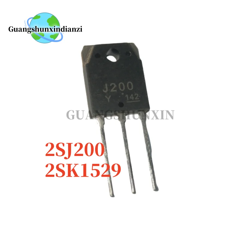 2Pairs Brand new 2SJ200 2SK1529 J200 K1529 TO-3P Best Qualit
