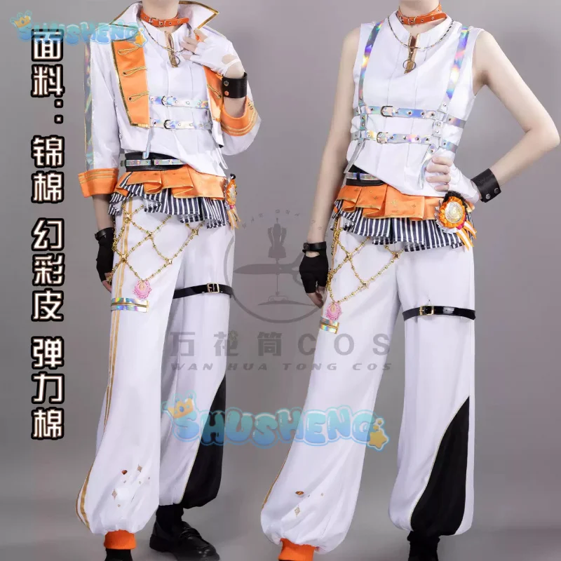 

Game PProject Sekai Colorful Stage! Shinonome Akito Cosplay Costume Uniform Halloween Carnival Party Christmas Play Role Clothes