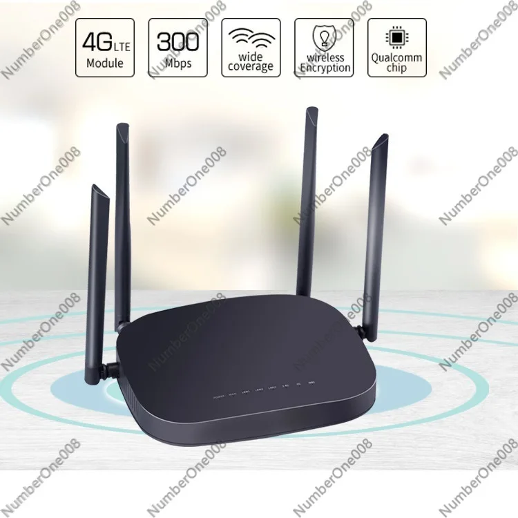 US Version 4G LTE Mobile Router with SIM Slot, Gigabit WiFi Portable Hotspot for Travel