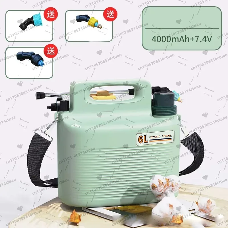 6L Battery-Powered Sprayer with Pump & Telescopic Rod - Cordless, Adjustable Pressure for Lawn & Garden