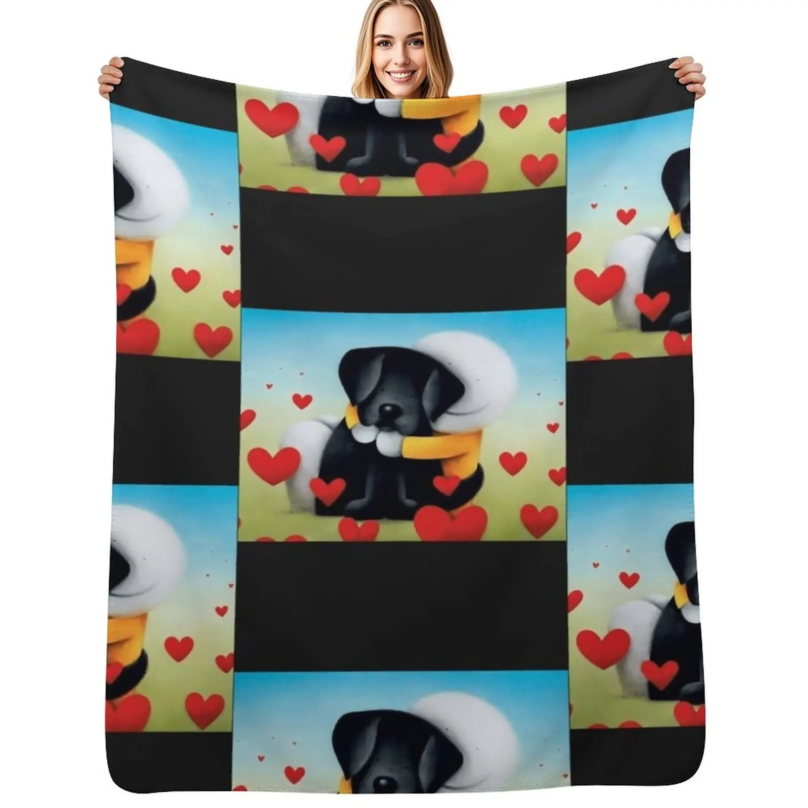 Doug Hyde Throw Blanket Giant Sofa Soft Beds Multi-Purpose Bed linens Plaid on the sofa christmas gifts Blankets