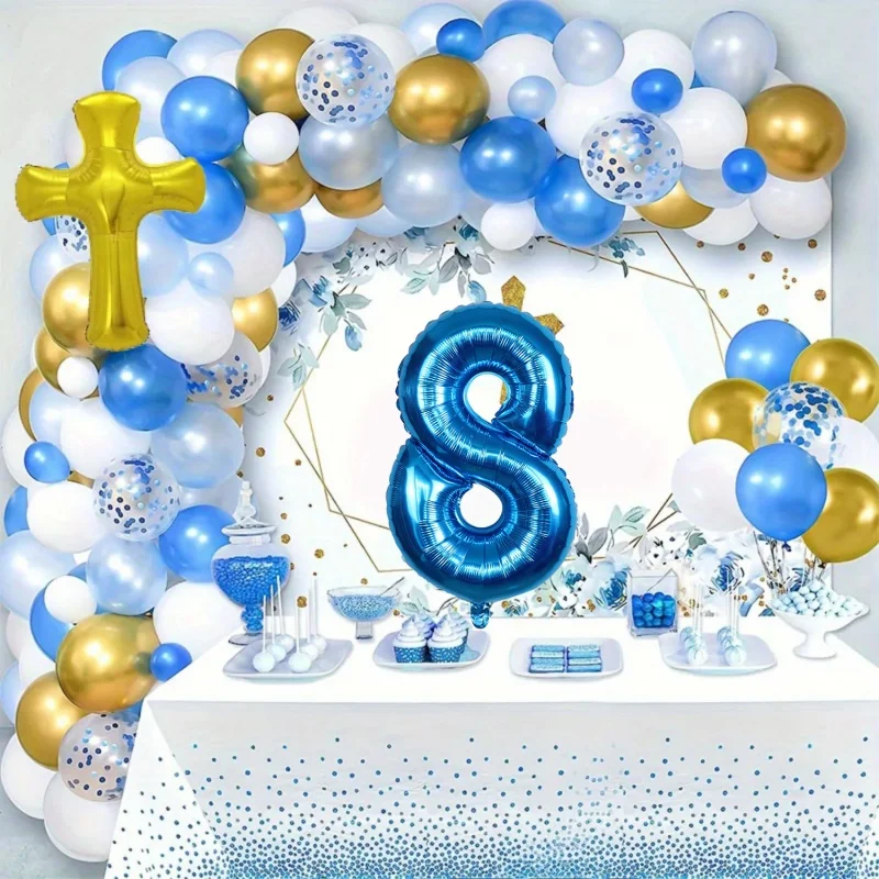 

Carnival Venue decoration balloon chain with replaceable numbers birthday balloon party decoration props for children aged 0-9