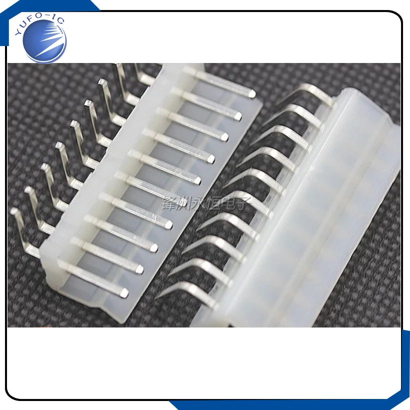 50pcs 2/3/4/5/6/7/8/9/10/11/12P pin Header 3.96MM male Terminal CH3.96  Connectors PH-A right angle pins 90 degree