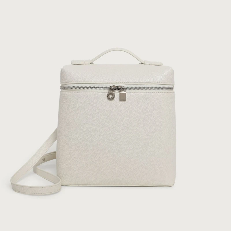 Women PU Leather Daily Backpack Lunch Box Korean Style Female Travel Shoulder Backpack  Large Capacity Girls Shopping Daypack