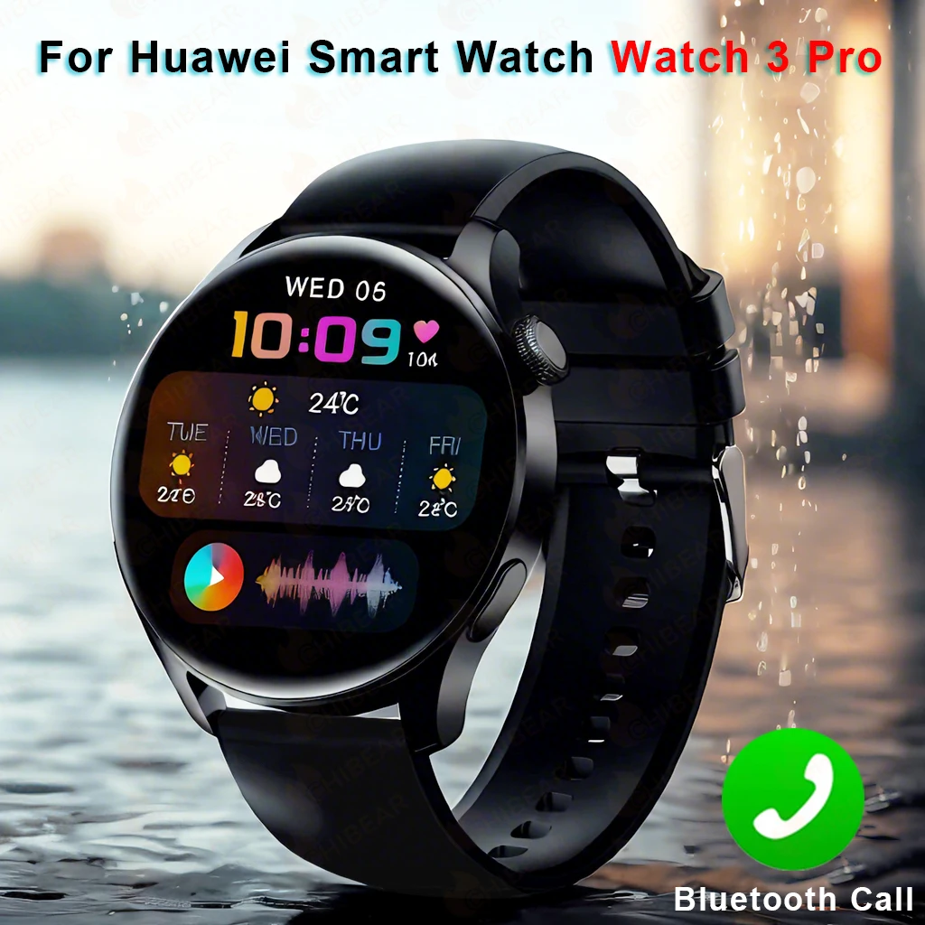 

For Huawei Watch 3 Smart Watch Men GPS Track Heart rate 100+ Sport Modes Fitness tracker Bluetooth Call Smartwatch Man 2025 New
