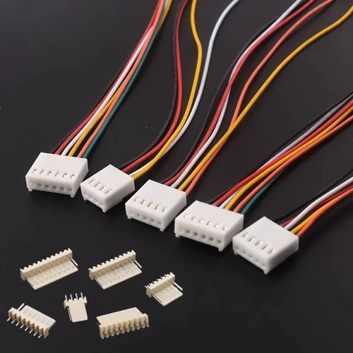 Imagen 2 del producto 5 Juegos de conector de Cable KF2510 2/3/4/5/6/7/8/10P 2,54mm paso de un solo cabezal 22AWG 24AWG 26AWG con conector de cabeza de Pin