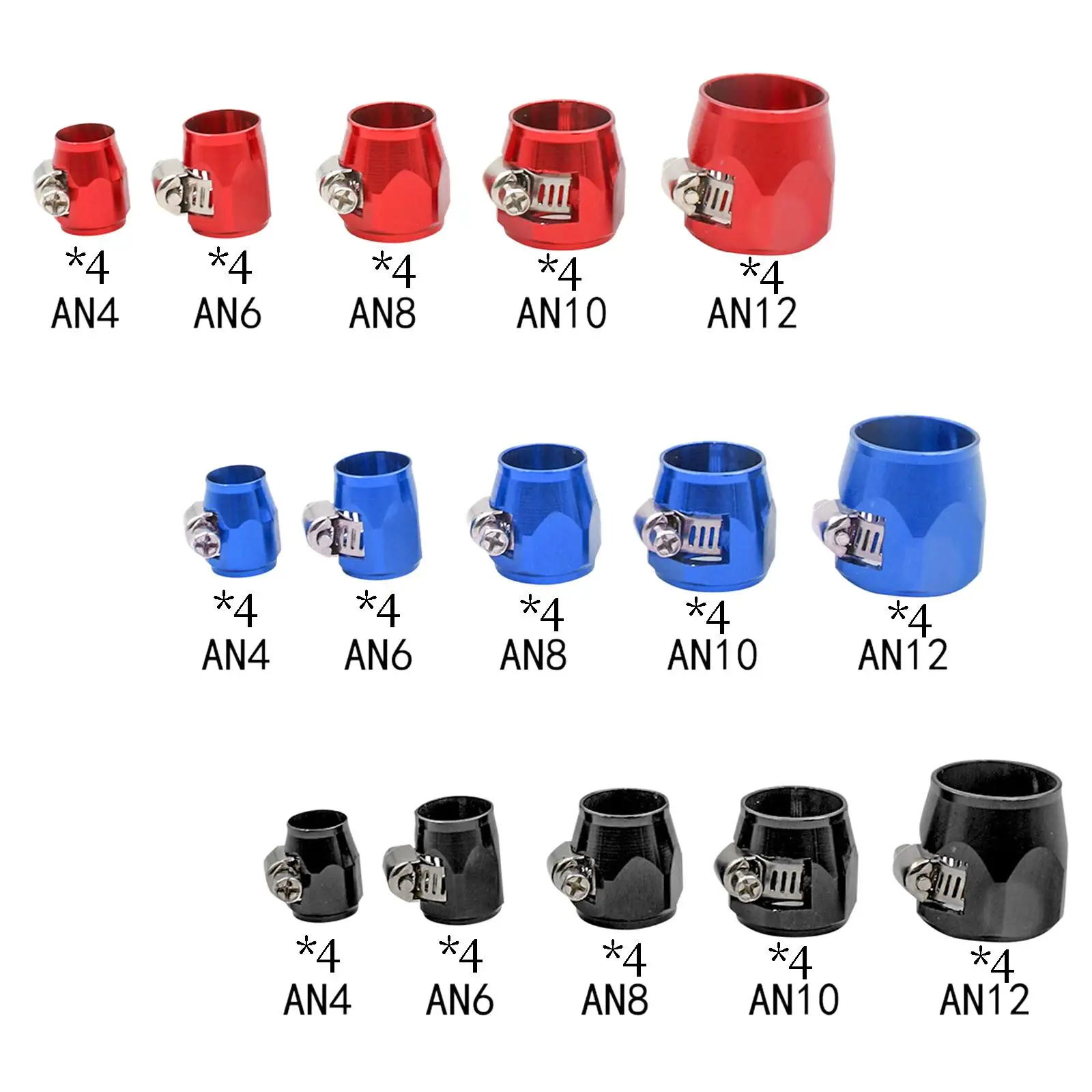 4x Schlauch-Finisher-Klemmen, Autozubehör, Öl- und Wasserrohr-Clip