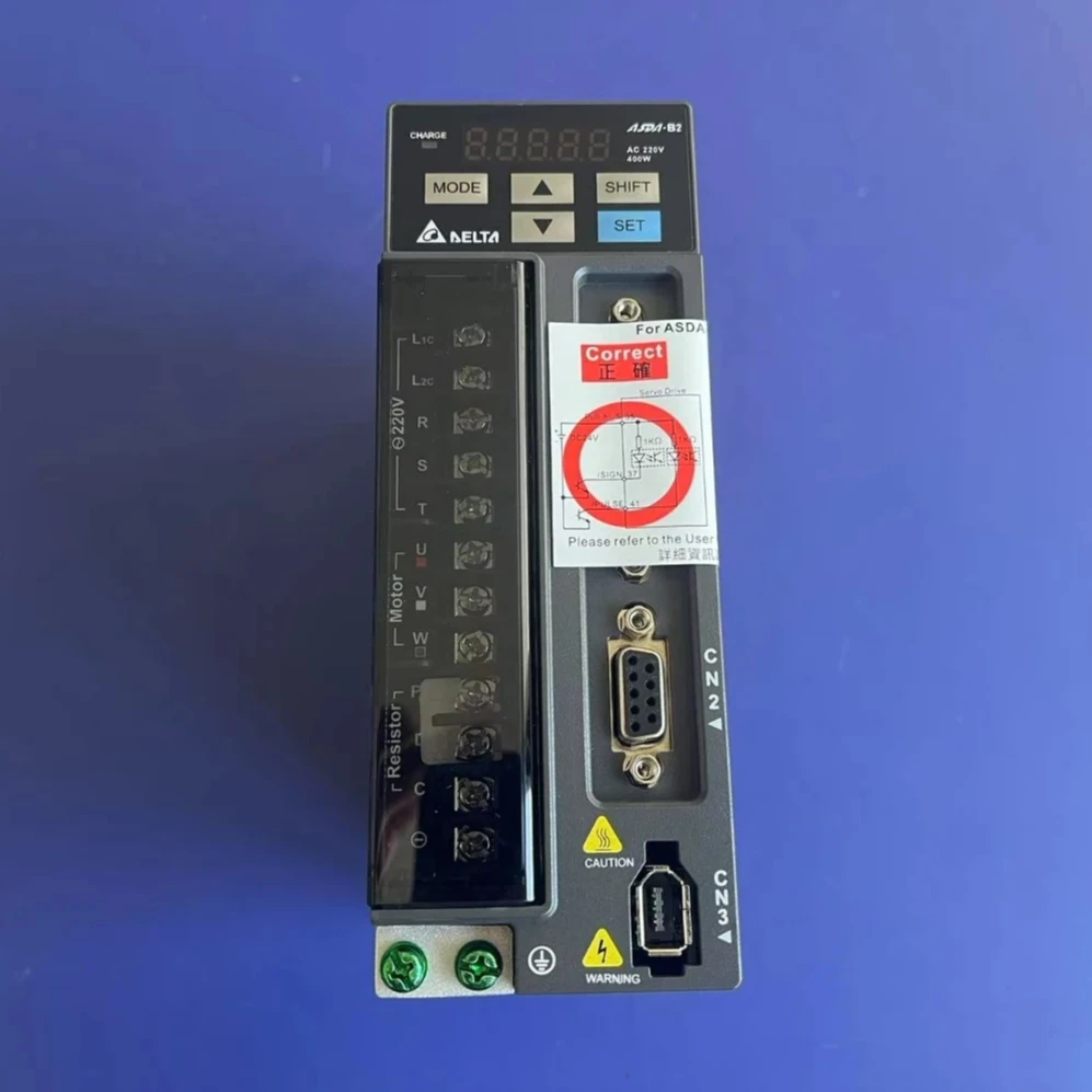 

Delta B2 Series Servo Drive ASD-B2-0421-B 400W 220V 2.6A 1PH/3