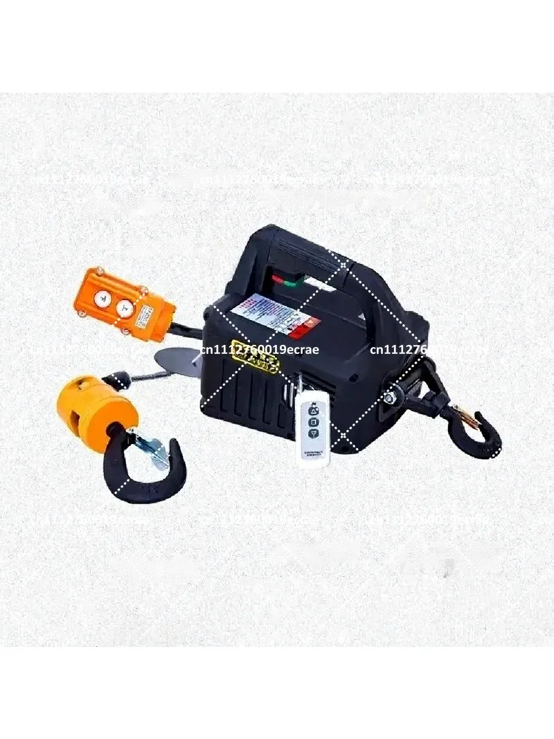 Portable Electric Hoist Crane for Home Garage Cargo Loading 500kg Capacity