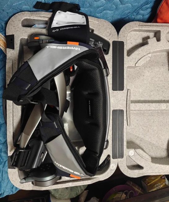 17.5 Km Battery, IP54 & Anti-Cold Down To -20° C, Outdoor Exoskeleton, Hypershell Pro X 2 Kg   -Light Foldable,