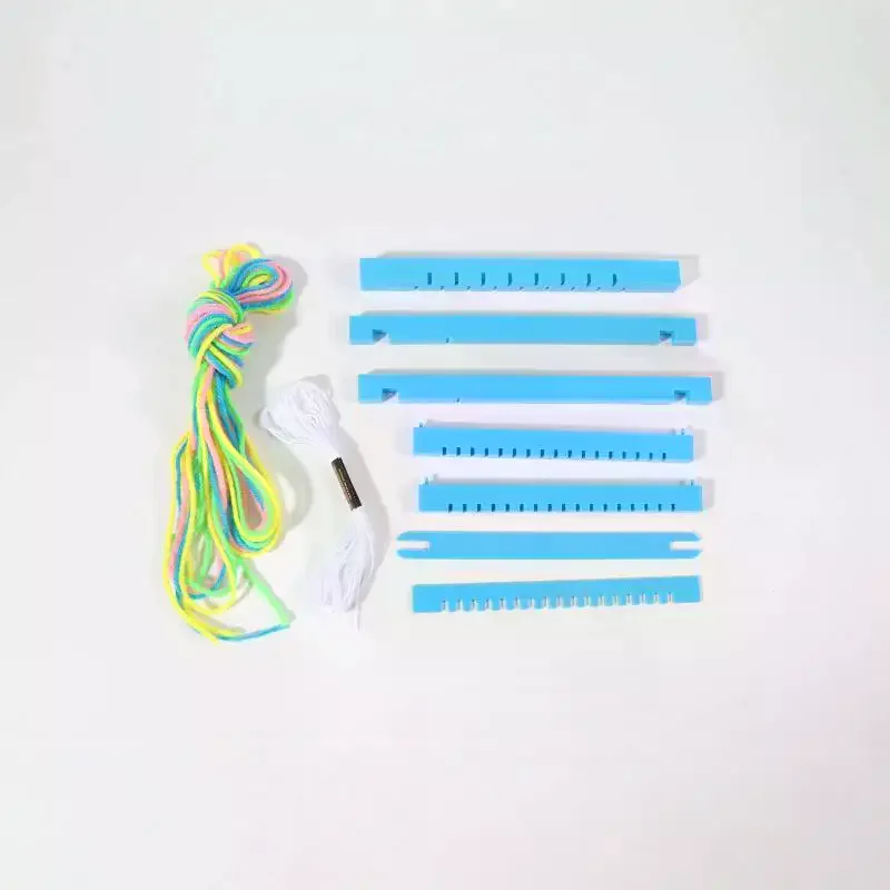 1 Set Kids Technology Handmade Weaving Tool STEM DIY Weaving Loom Kit For Primary Secondary School Students