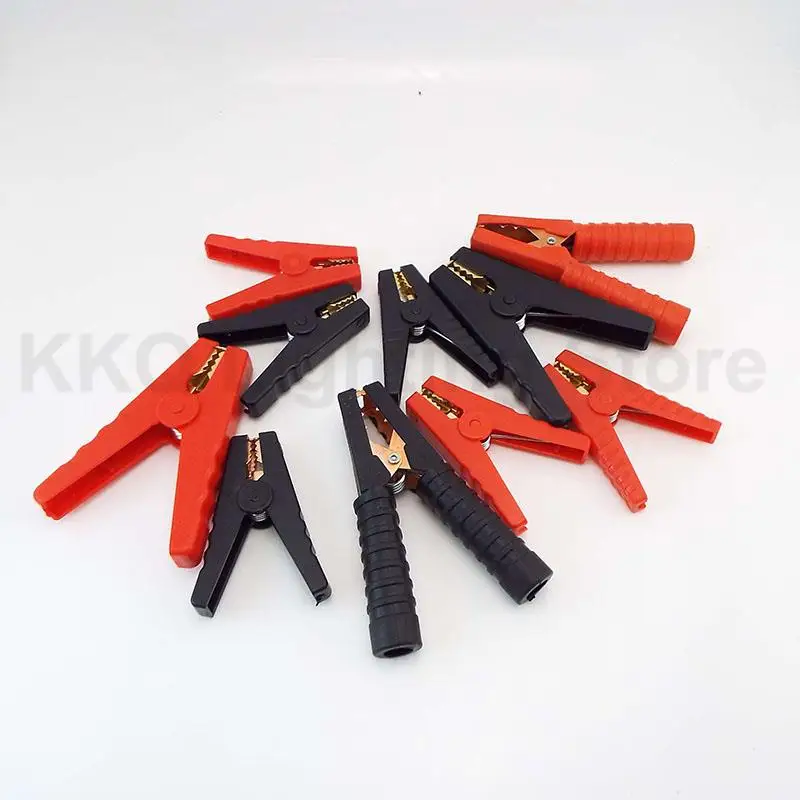 100A 150A 300A Electrical Crocodile Alligator Car Battery Insulated Clip Connector Handle Test Clip For Electric Project k5