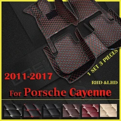 Car floor mats for Porsche for Cayenne 2011 2012 2013 2014 2015 2016 2017 Custom auto foot Pads automobile