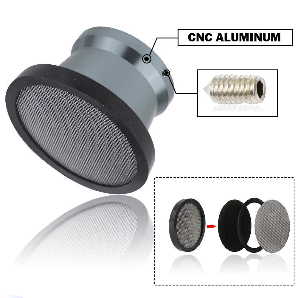 New 50mm Motorcycle Carburetor Air Filter Cup With Net Velocity Stacks Universal For PWK Carburetors of 21mm 24mm 26mm 28mm 30mm