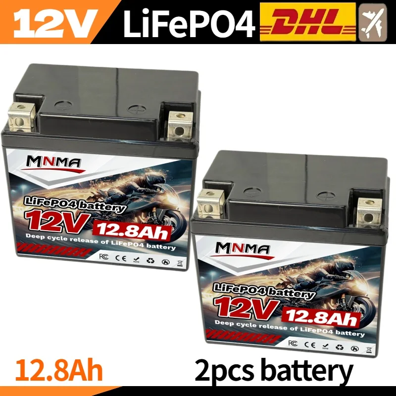 

Аккумулятор LiFePO4 12В 12.8Ач 400CCA для мотоциклов YTX9A-BS, замена YTX9-BS/YB9-B/YT9A-4 для Honda, Yamaha, Suzuki, Kawasaki, квадроциклов и скутеров