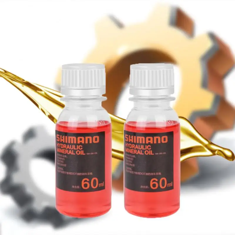 Hot Bicycle Brake Mineral Oil System 60ml Fluid Cycling Mountain Bikes For Shimano 27RD Bike Hydraulic Disc Brake Oil Flui