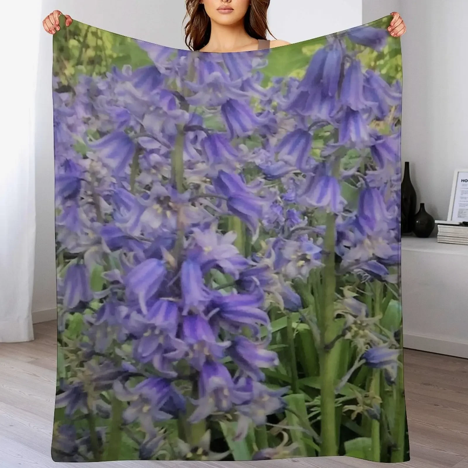 

Bluebells bulbs Throw Blanket cosplay anime Thins Giant Sofa halloween Blankets