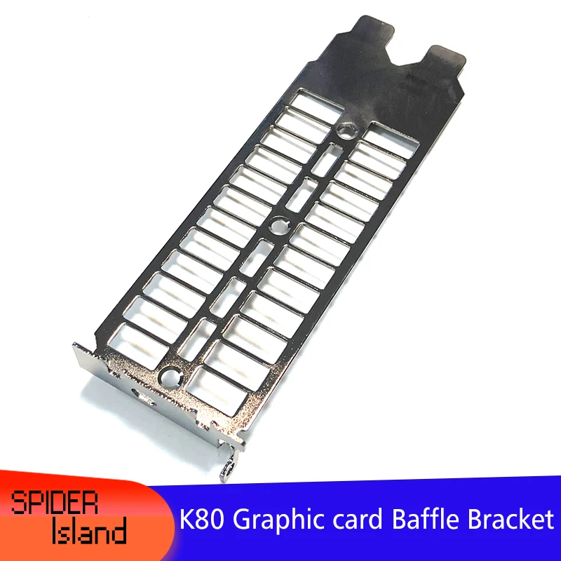 Video card Baffle for Nvidia Card K20 K40 K80 Graphic Card Bracket with Screw Kit Bezel Fixing Replacement