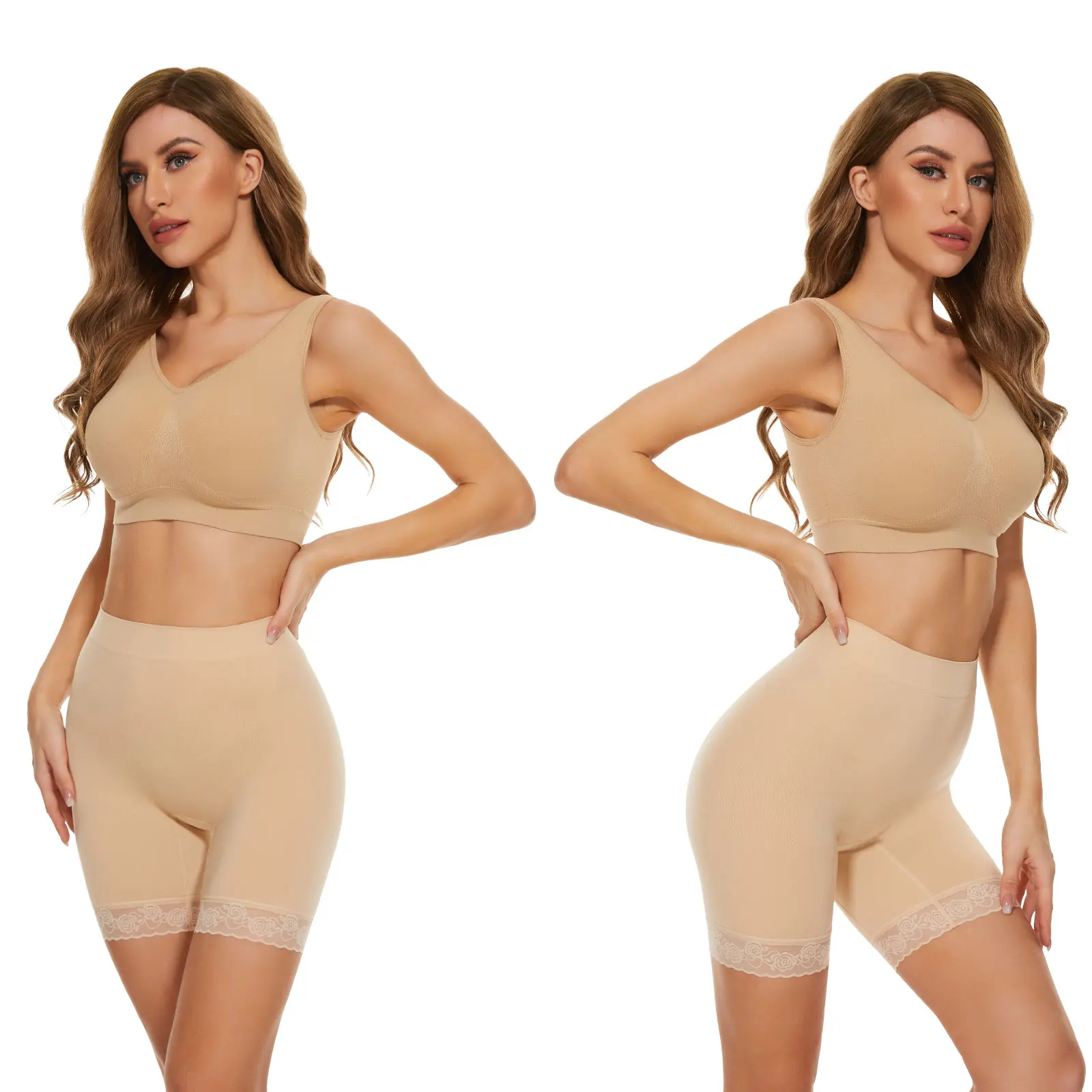 Calzoncillos Bóxer antirozaduras para mujer, bragas de seguridad sin costuras, transpirables, para debajo de vestidos y faldas