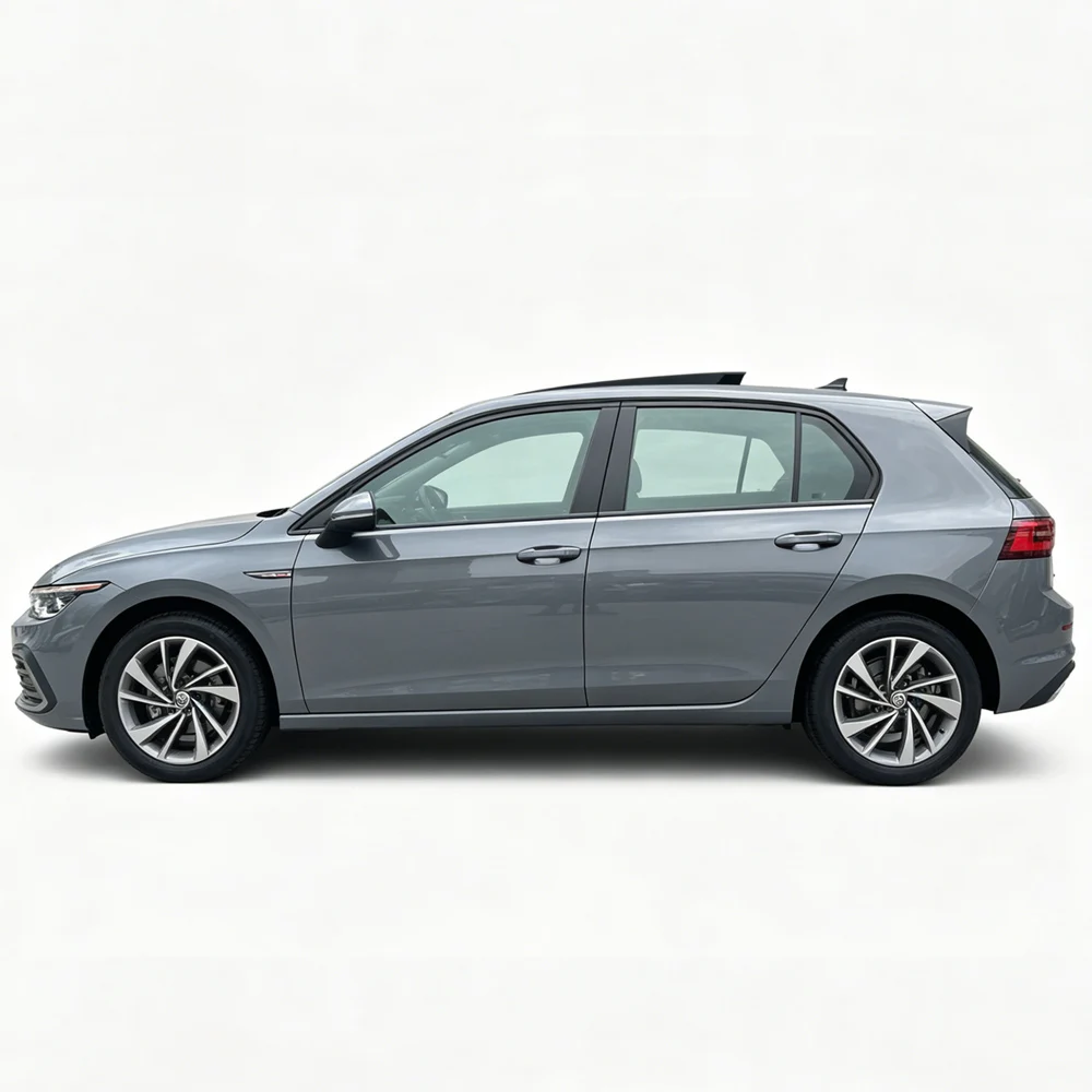 Chrom-Entfernungs-Fensterverkleidungsaufkleber für Audi A3 8V 2013-2020 Schrägheck, glänzend/matt schwarz, Außen-Dekor – Detail 10