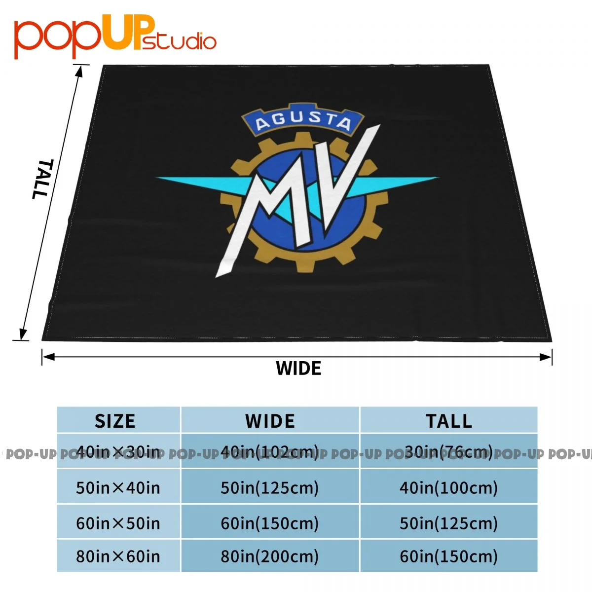 Mv Agusta Motorcycle Logo P-267 Blanket High Classic All Season Bedding Throws Machine Washable