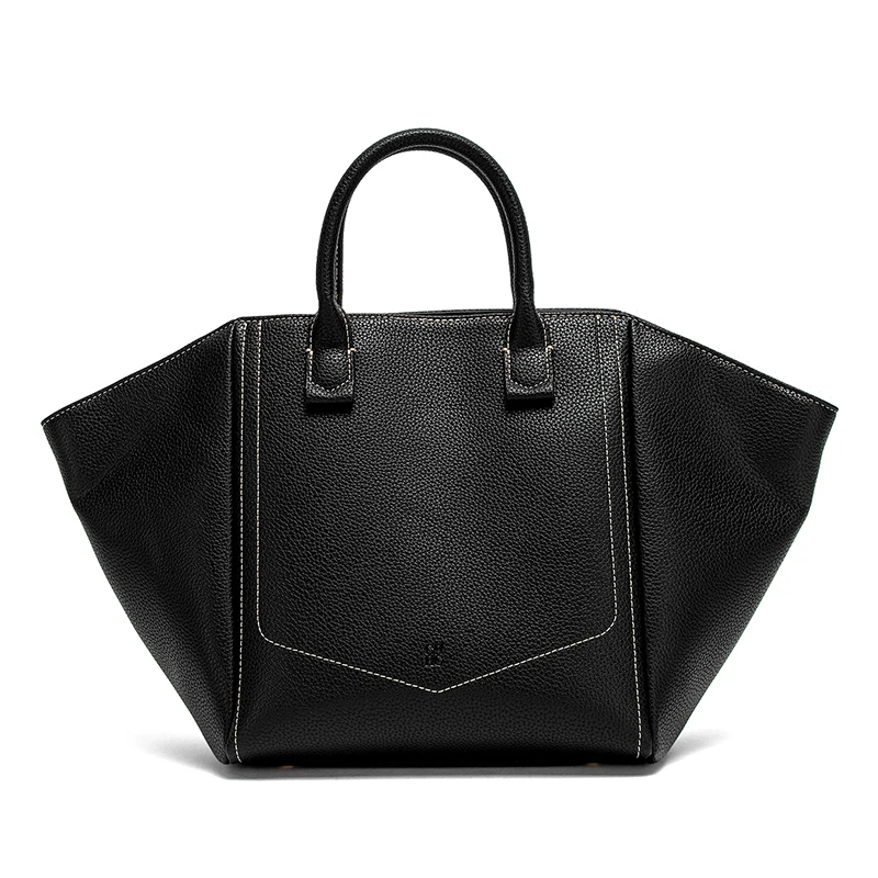 CHCH Tote Bag 2024 New Simple Hourglass Bag with Removable Shoulder Strap Business Wallet