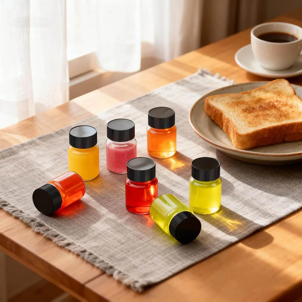 25 Pack 2oz Plastic Shot Bottles with Cap,Empty Containers for Ginger,Juice,Liquids,Sample,Reusable Small Wide Mouth Bottles