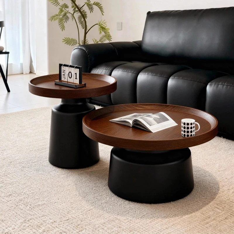 Seating Room Coffee Tables With Drawers Elegant Vintage Luxury Coffee Tables Minimalist Round Mesa De Jantar Nordic Furniture