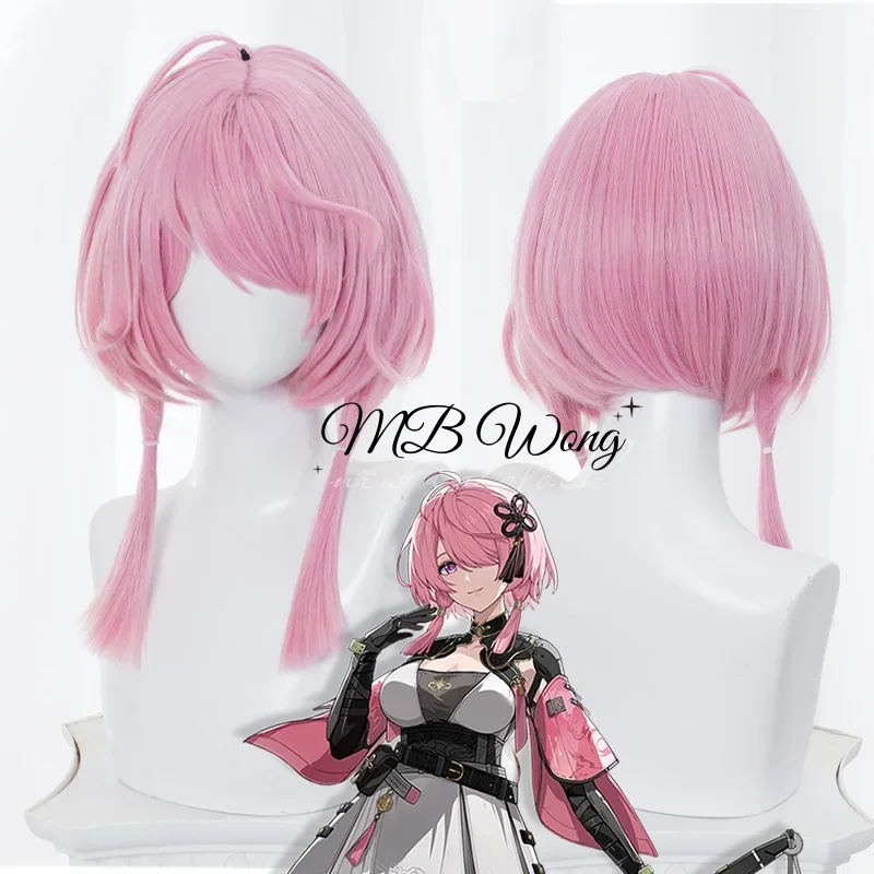 

FC6New Game Wuthering Waves Taoqi Cosplay Peach Pink Mediu Lmength Taoqi Hair Adult Halloween Carnival Uniform Christmas Pr@FC8！