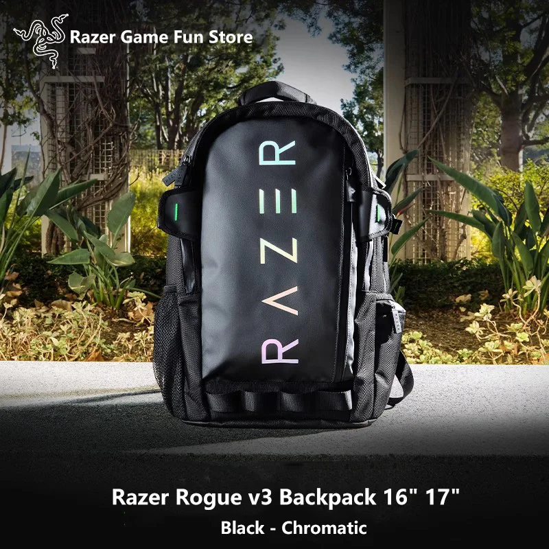 

Original Razer Rogue 16 17" Backpack V3 Laptop Backpack Travel Bag -TPU Padded Scratch Proof Interior -Tear and Water Resistant