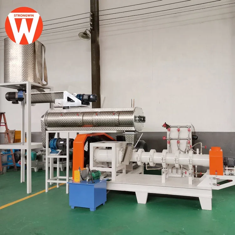 Best sell fish feed manufacturing machinery extruders for fish food